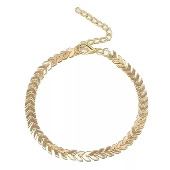 Gold Toned Anklet - Picture 3 of 8